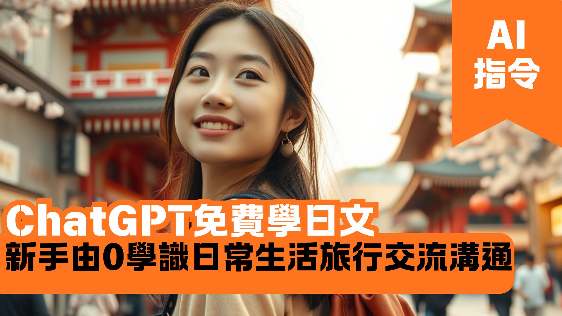 ChatGPT免費學日文 新手由0學識日常生活旅行交流溝通
